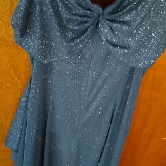 Alex Evenings Size 10 Blue Evening Gown - Picture 7 of 8